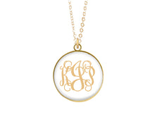 Load image into Gallery viewer, Gold Monogram Necklace