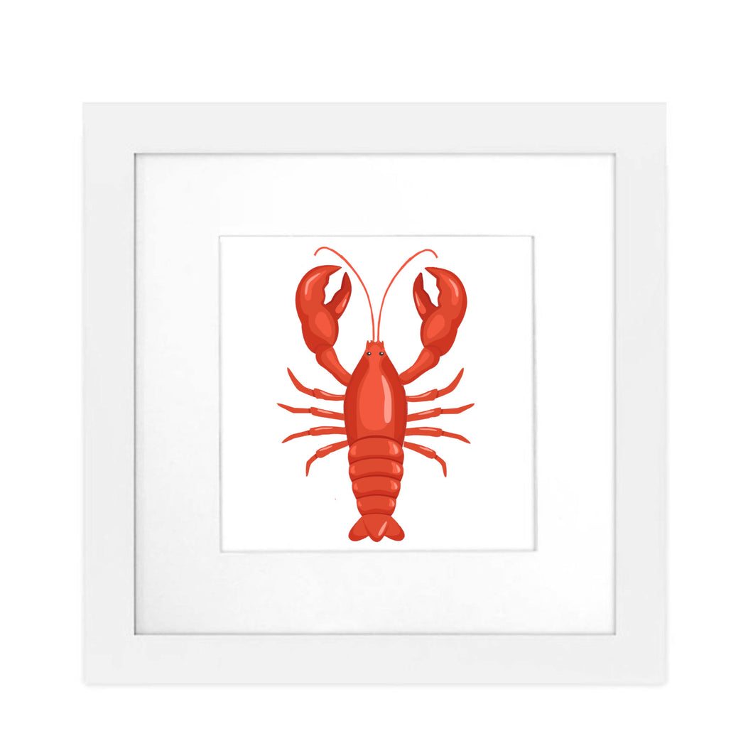 Art Print Framed - Lobster