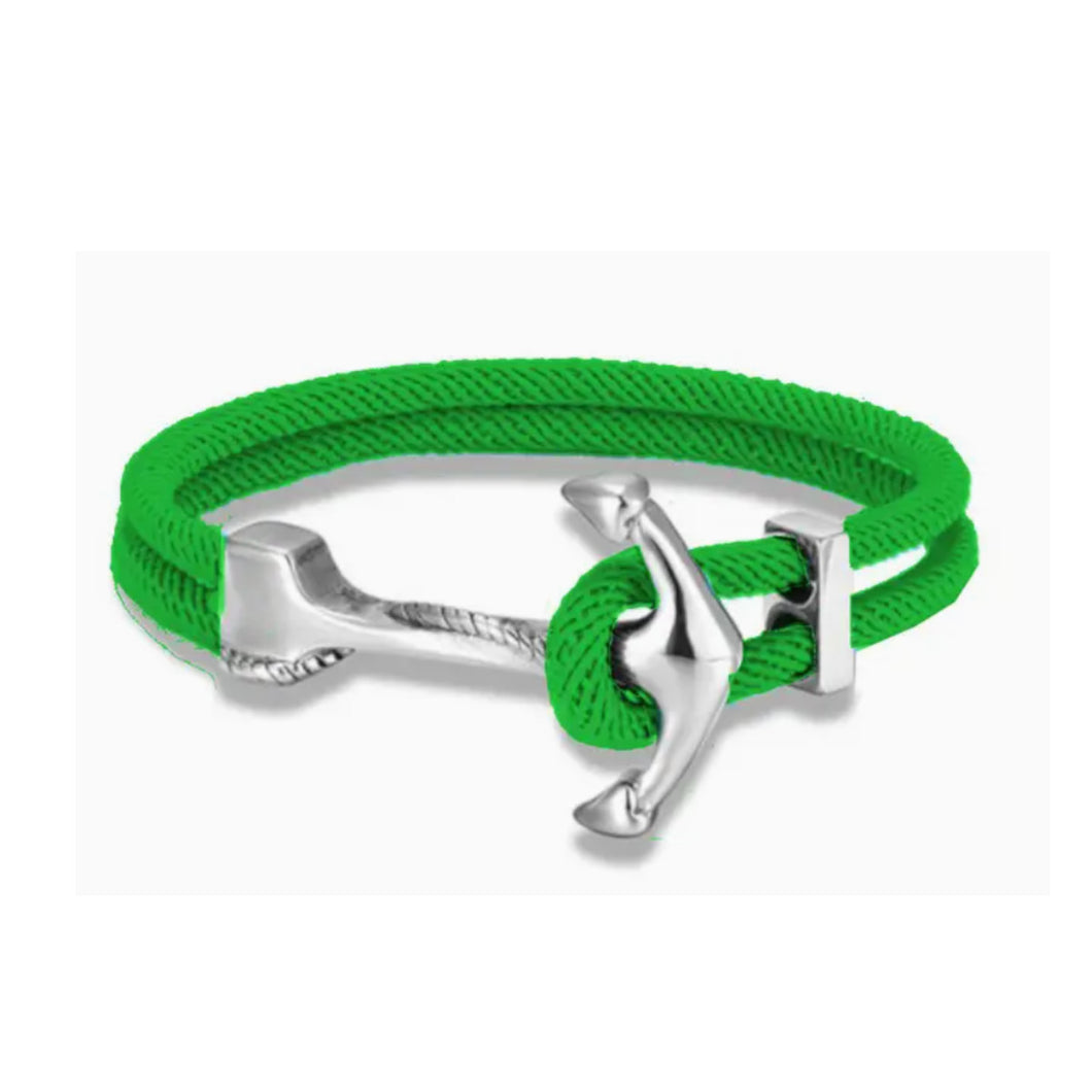 Bracelet - Anchor Rope Bracelet - Green