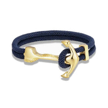 Load image into Gallery viewer, Bracelet - Anchor Rope Bracelet - Navy
