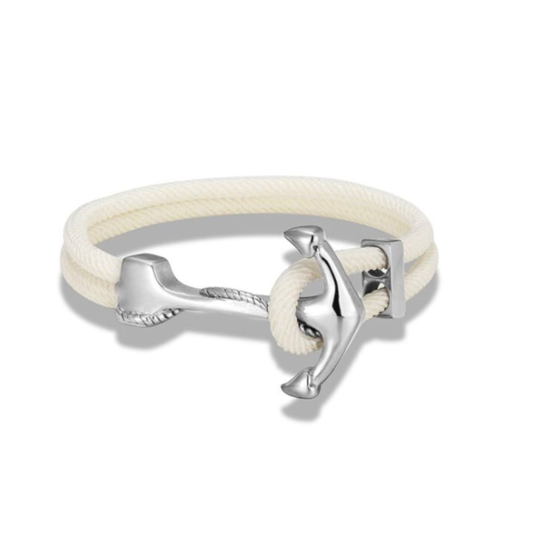 Bracelet - Anchor Rope Bracelet - White