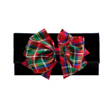 Load image into Gallery viewer, Red Tartan Plaid Bow, Interchangeable
