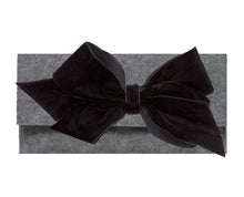 Load image into Gallery viewer, Black Velvet Bow, Interchangeable
