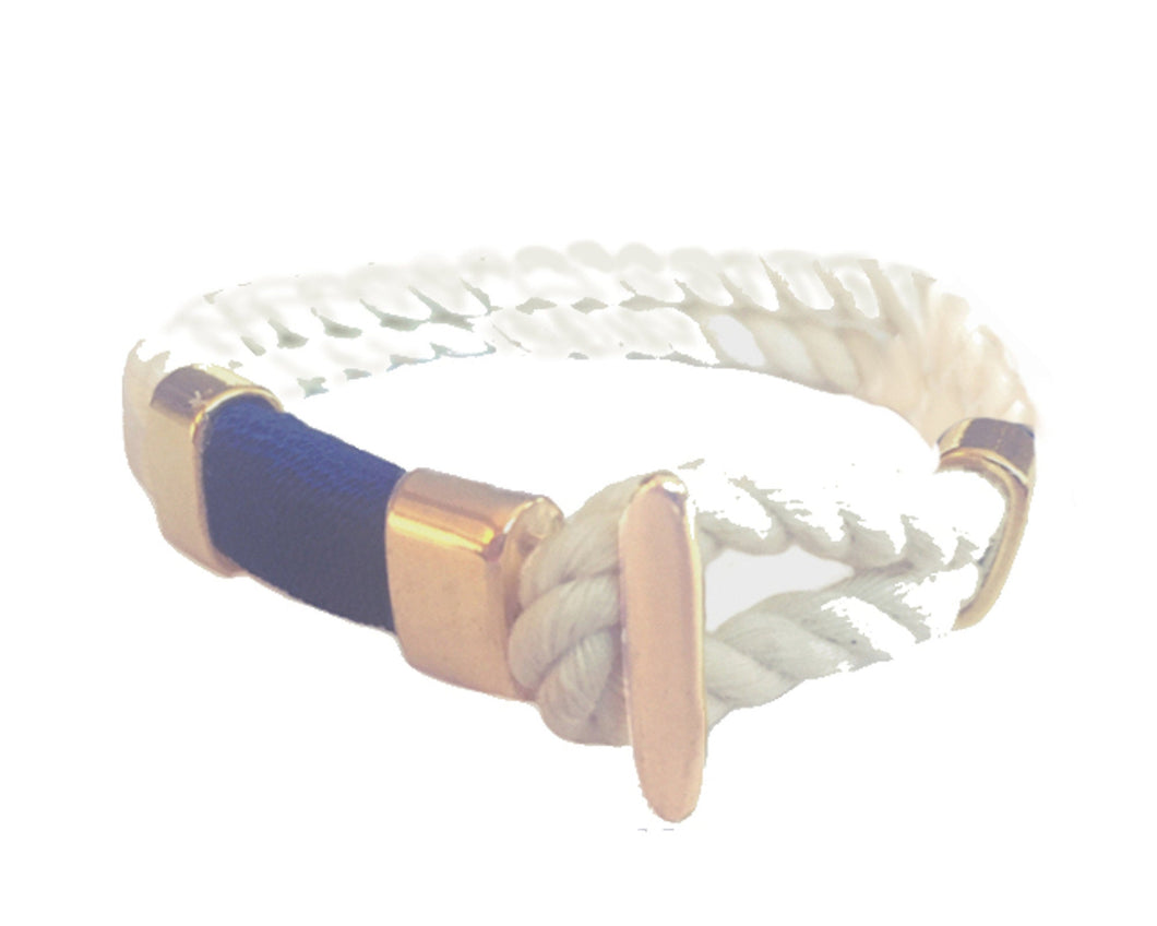 Mariner Style Rope Bracelet - Navy
