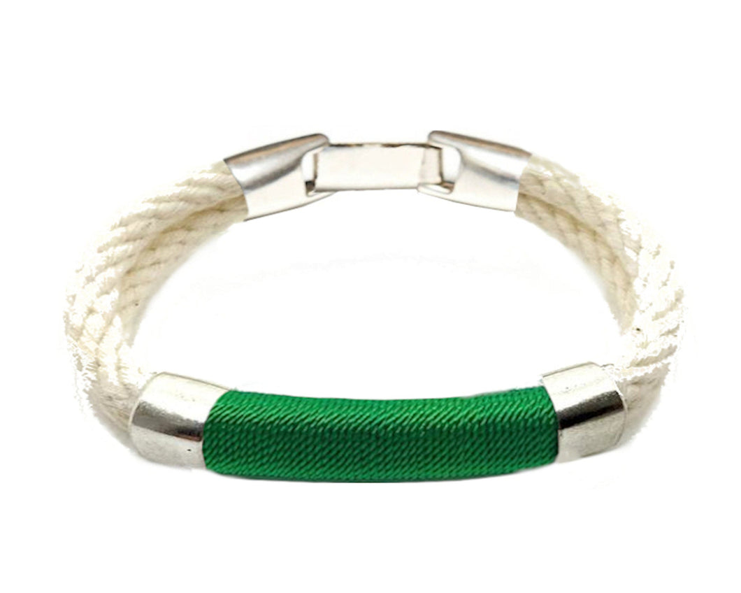 Nantucket Style Rope Bracelet - Green