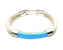 Load image into Gallery viewer, Nantucket Style Rope Bracelet - Aqua
