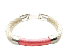 Load image into Gallery viewer, Nantucket Style Rope Bracelet - Coral
