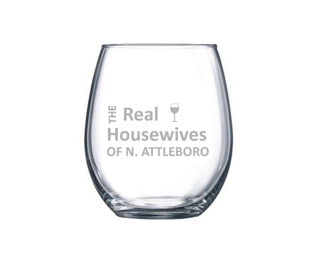 Stemless Wine Glass - Custom The Real Housewives