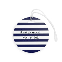 Load image into Gallery viewer, Luggage Tag - Striped Shirt
