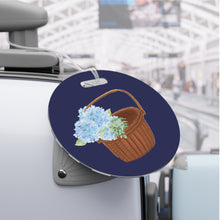 Load image into Gallery viewer, Luggage Tag - Nantucket Basket with Hydrangeas
