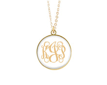 Load image into Gallery viewer, Gold Monogram Necklace
