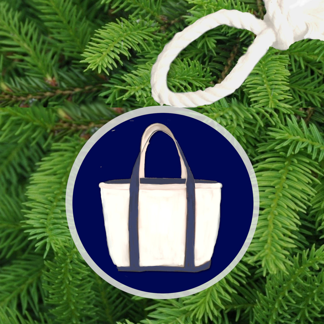 Christmas Ornament -  Canvas Tote