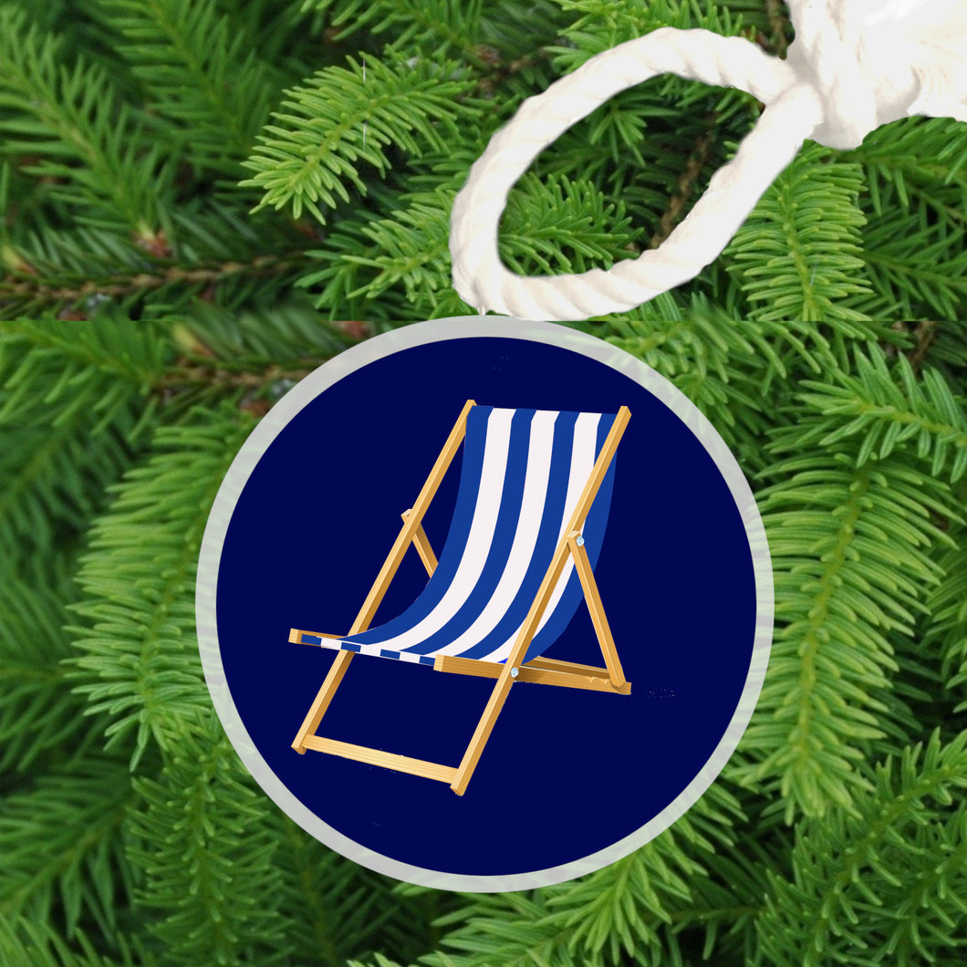 Christmas Ornament -  Beach Chair