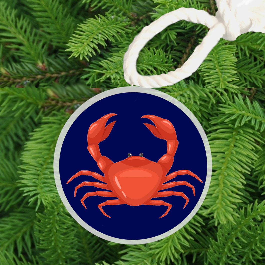 Christmas Ornament -  Coastal Crab