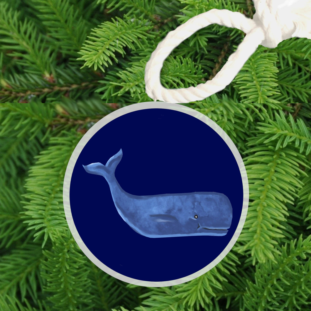 Christmas Ornament -  Coastal Whale