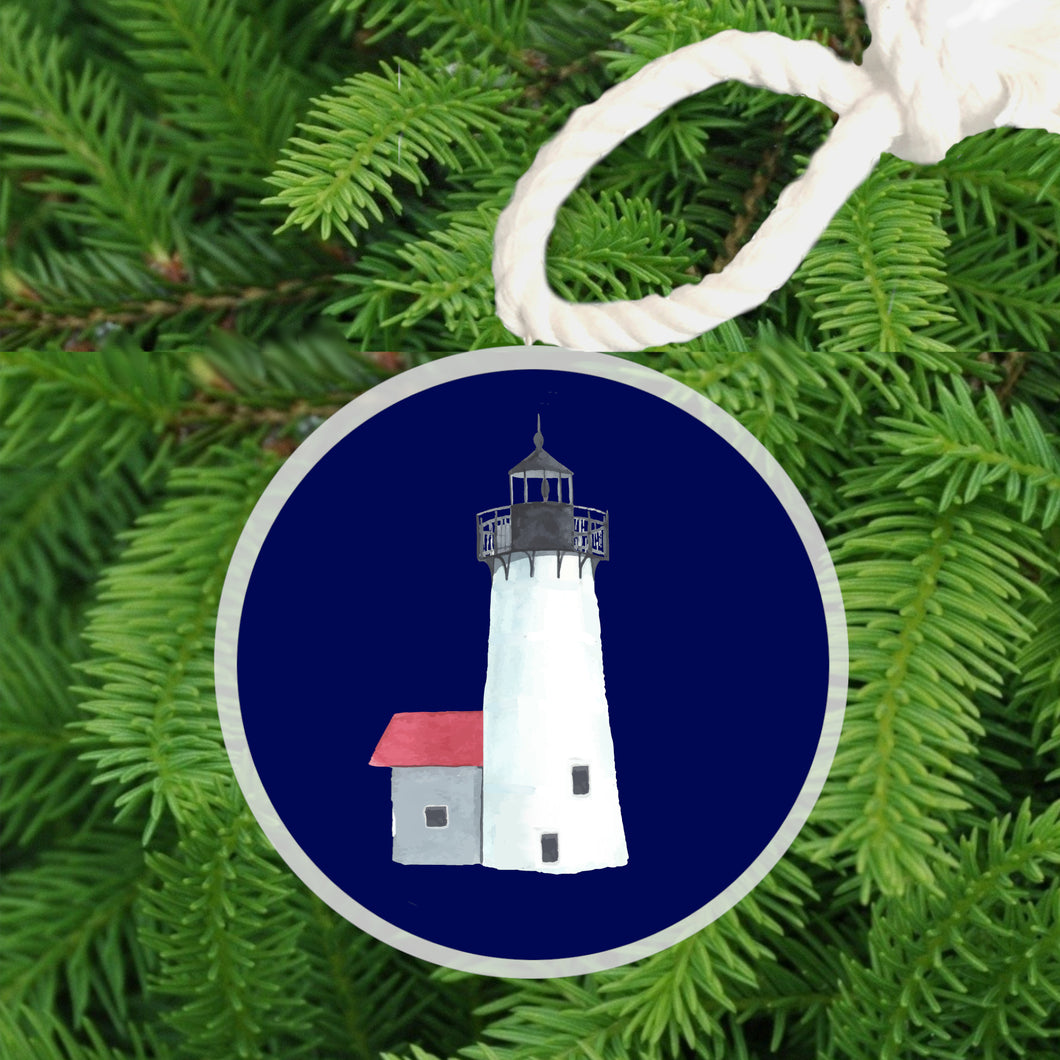 Christmas Ornament -  Great Point Lighthouse