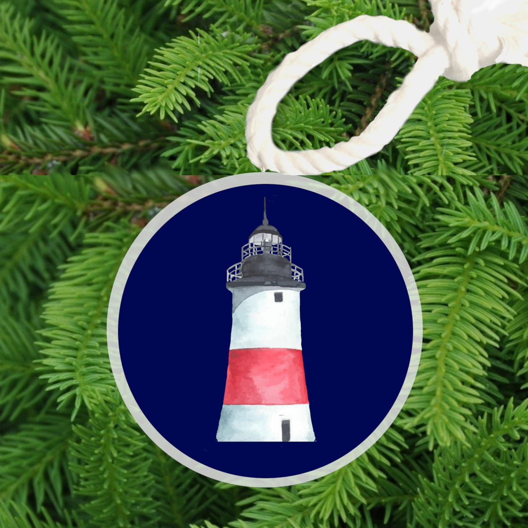 Christmas Ornament -  Sankaty Head Lighthouse