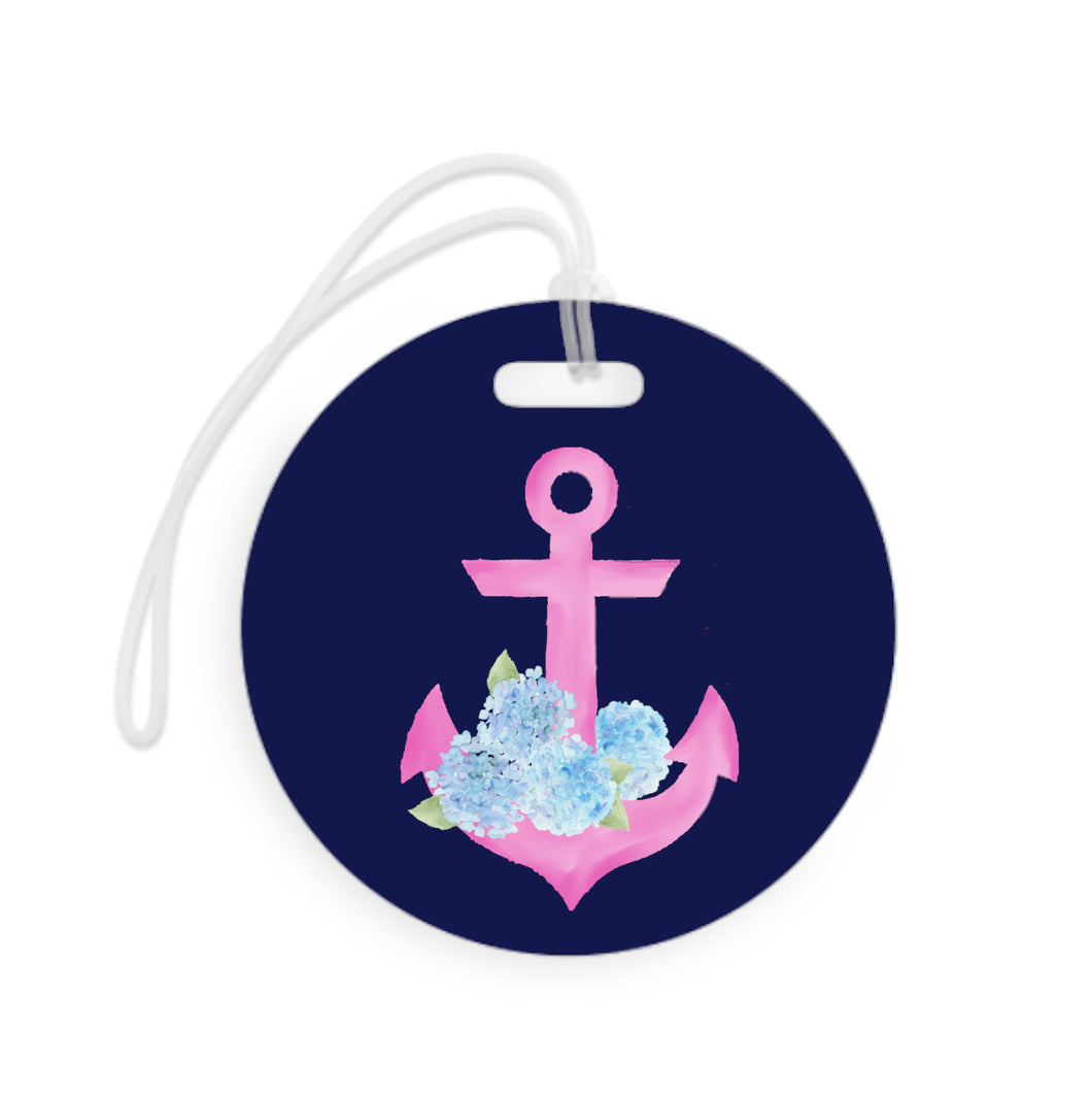 Luggage Tag - Anchor Flowers